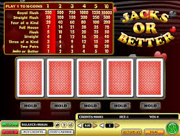 Jacks Or Better Casino Game